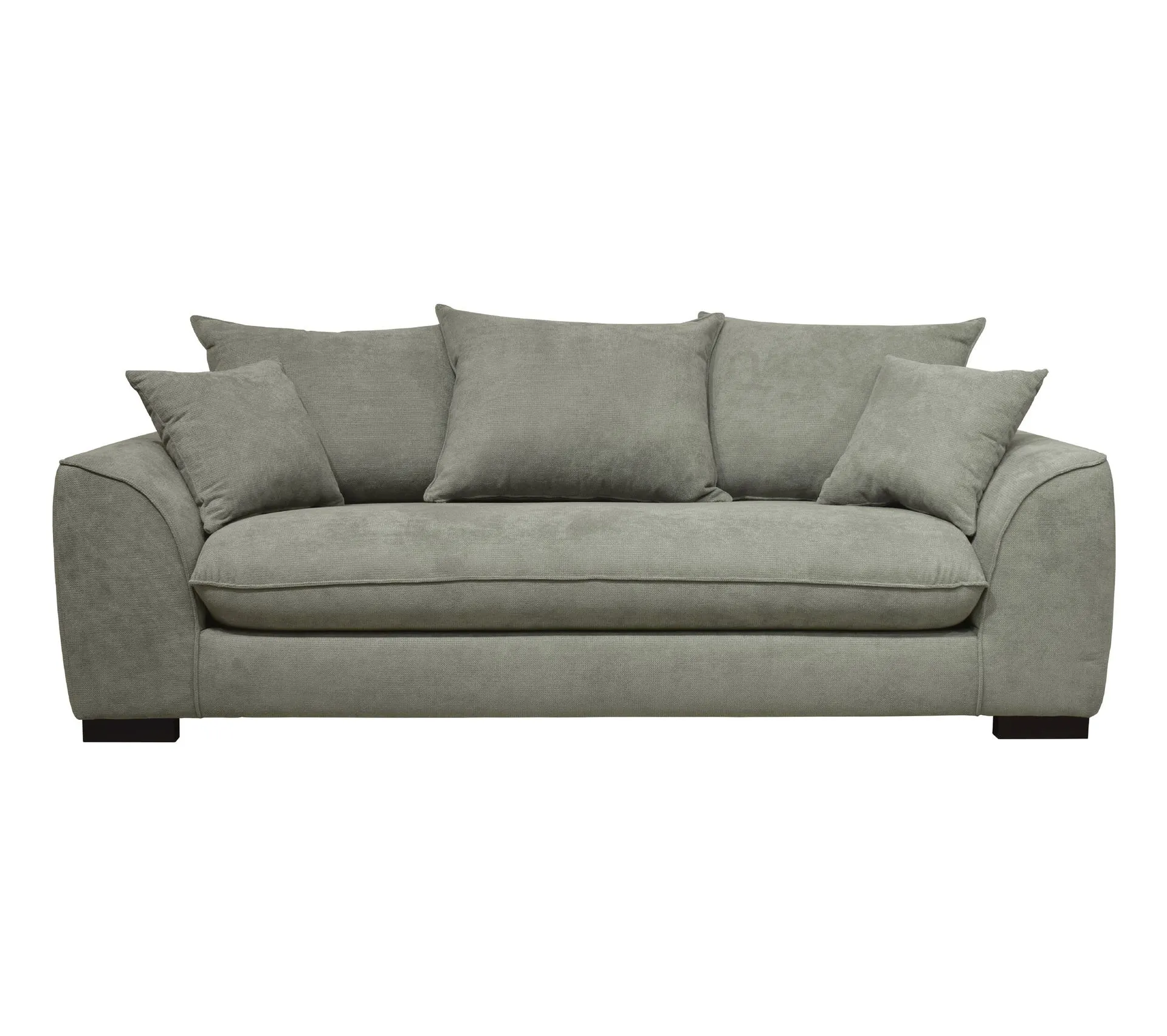 Canapé 3 places convertible SAGA tissu regain zinc 167