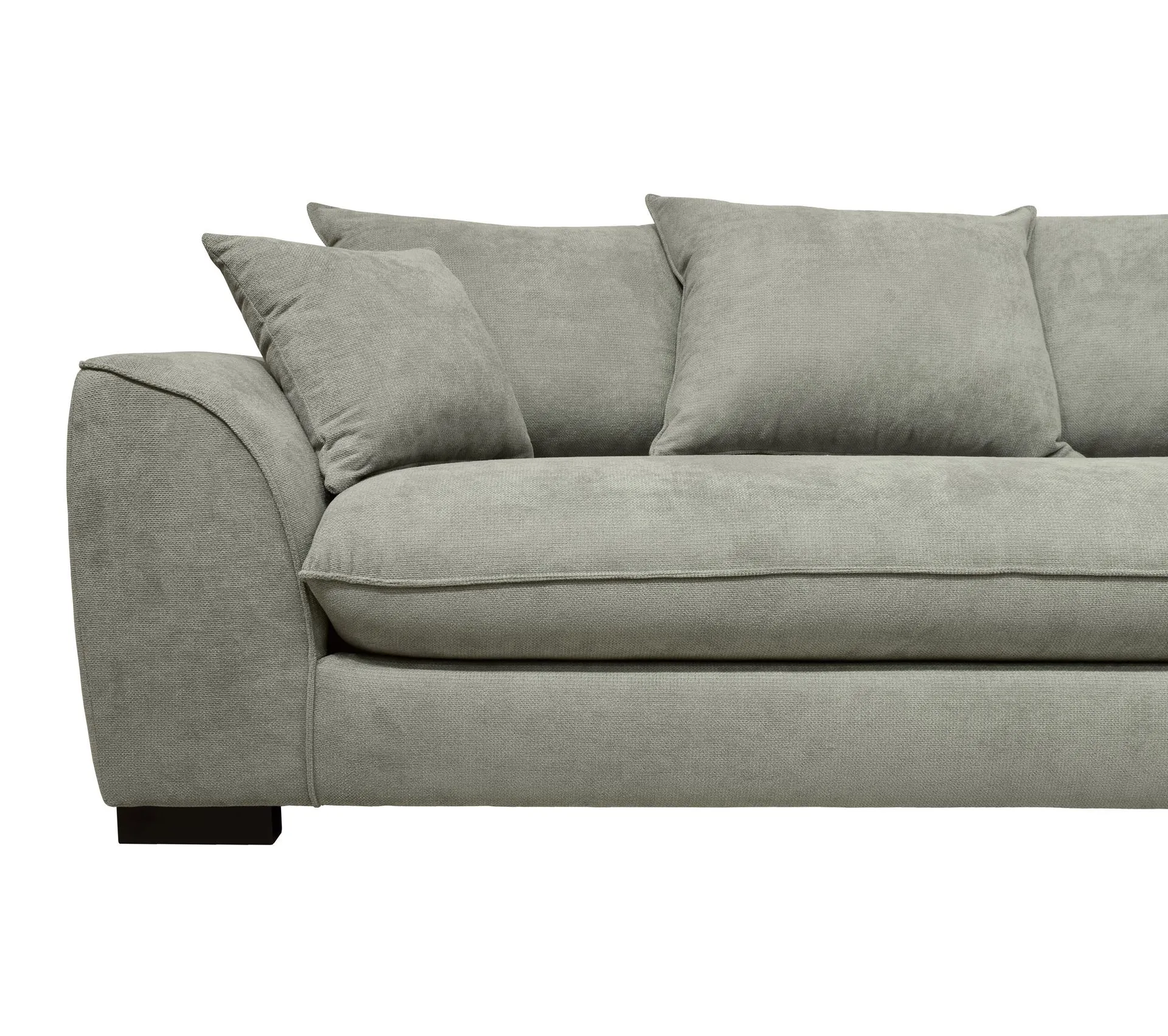 Canapé 3 places convertible SAGA tissu regain zinc 167