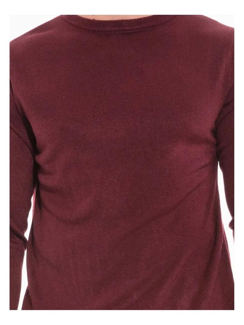 Pull col rond effet cachemire LANNIS - Kaki